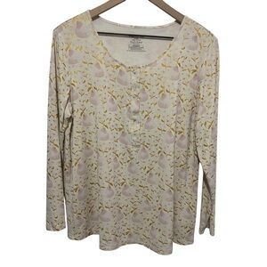 Magnetic Me Nursing Popover Long Sleeve Shirt Women's Size Large 12/14